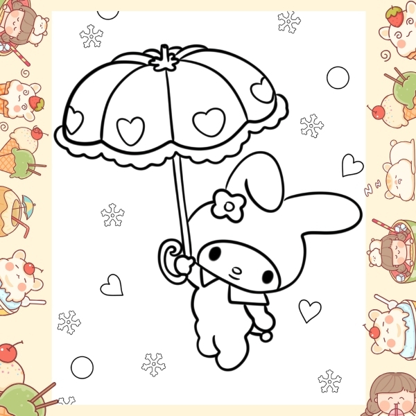 tranh tô màu Melody 31