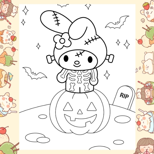 tranh tô màu Melody 35