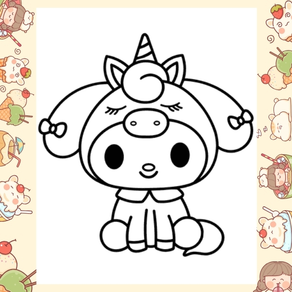 tranh tô màu Melody 41