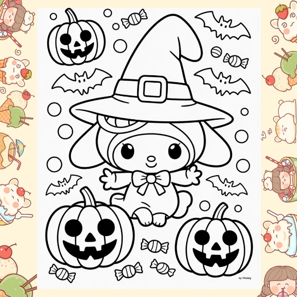 tranh tô màu Melody 44