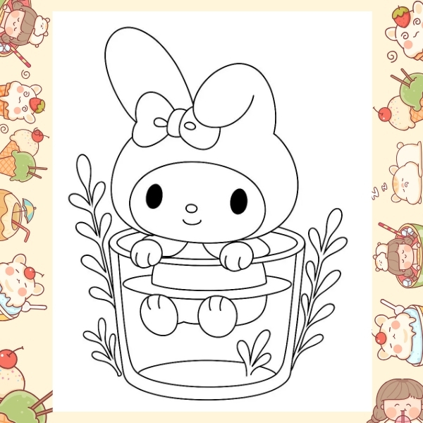 tranh tô màu Melody 45