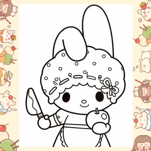 tranh tô màu Melody 51