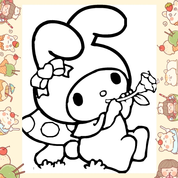 tranh tô màu Melody 55