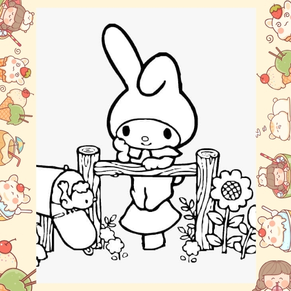 tranh tô màu Melody 57