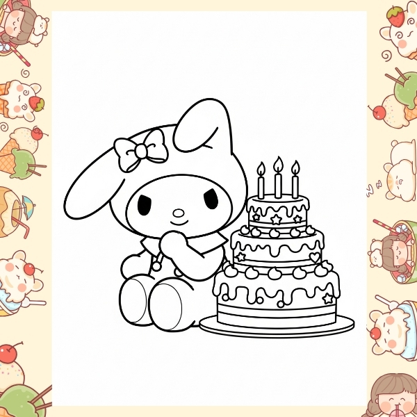 tranh tô màu Melody 59