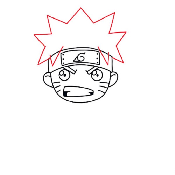 Cách vẽ Chibi Naruto đơn giản nhất 10