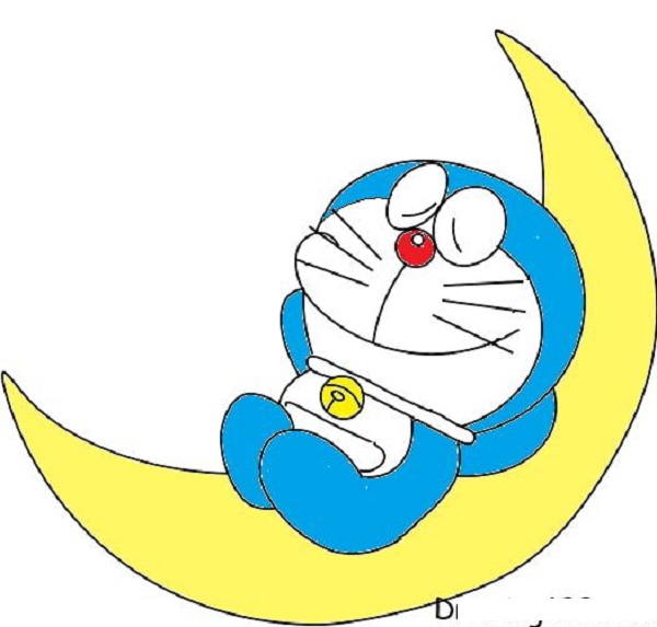 Cách vẽ Doraemon đơn giản nhất