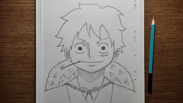 Cách vẽ Luffy Chibi