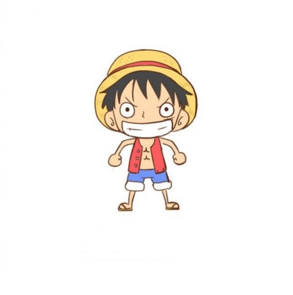 Cách vẽ Luffy đơn giản 10