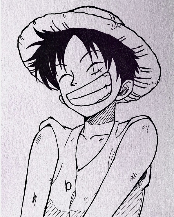 Cách vẽ Luffy Gear 2 