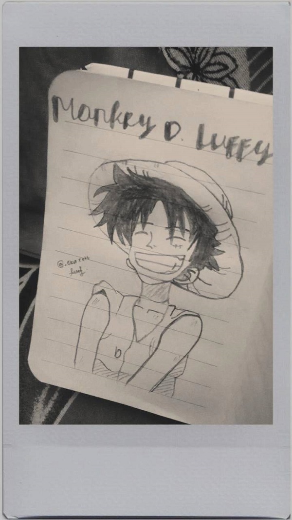 Một số cách vẽ Luffy khác