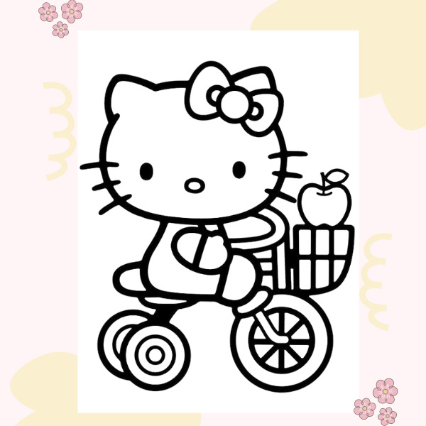 Bộ sưu tập tranh tô màu Hello Kitty