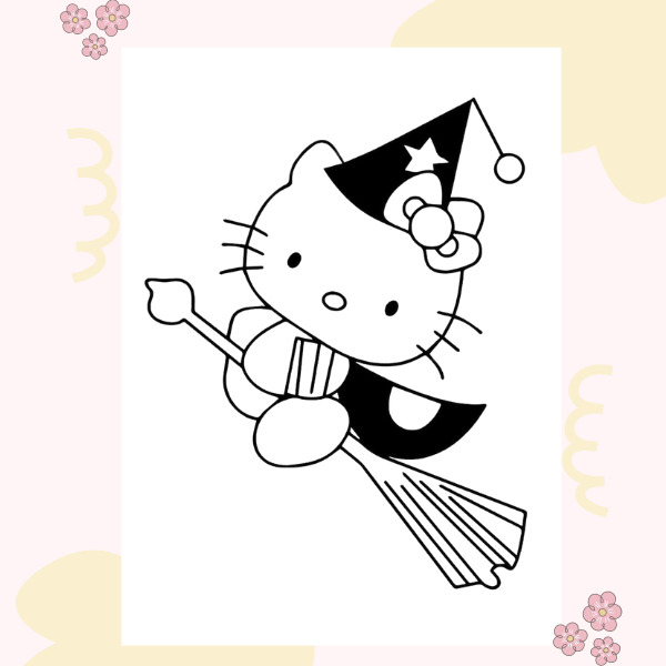 Bộ sưu tập tranh tô màu Hello Kitty