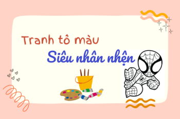 Khám phá bộ tranh tô màu siêu nhân nhện siêu hấp dẫn cho bé