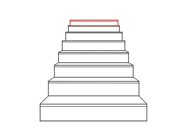 Cách vẽ cầu thang dễ hiểu nhất 8