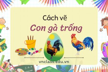 Hướng dẫn 4 cách vẽ con gà trống từ cơ bản đến nâng cao