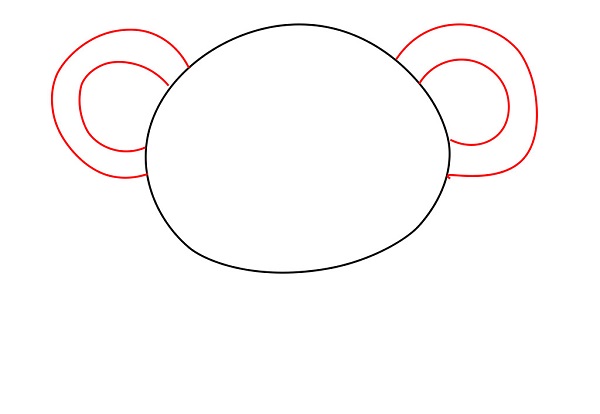 Cách vẽ con khỉ đơn giản cho người mới bắt đầu 2