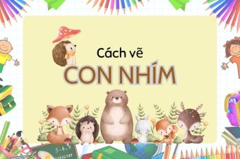 Tổng hợp 9 Cách vẽ con nhím dễ thương – Bé muốn thử không?