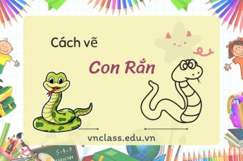 Bí quyết vẽ con rắn nhanh và dễ ai cũng có thể thực hiện