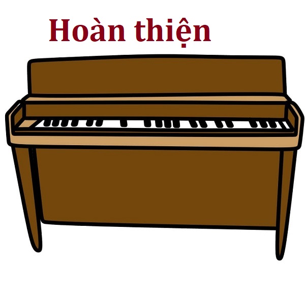 Cách vẽ đàn piano đơn giản và đẹp cho trẻ em 8