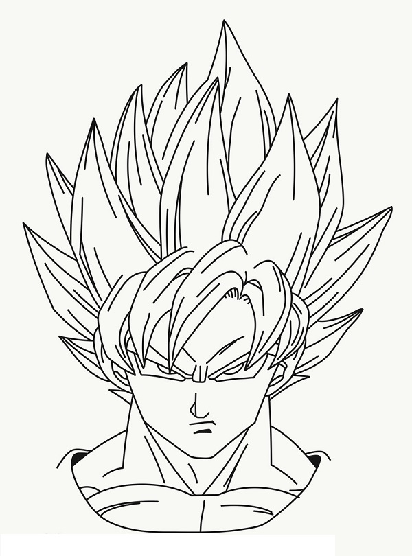 Cách vẽ Goku dễ nhất ai cũng có thể thực hiện 10