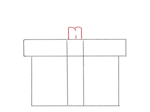 Cách vẽ hộp quà hình chữ nhật sinh động nhất 4