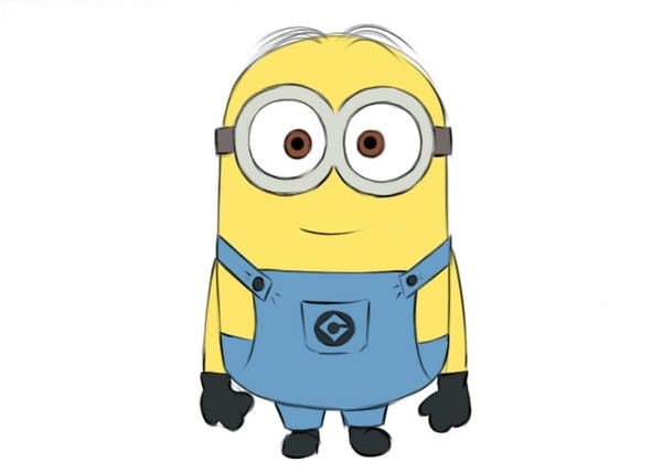 cách vẽ minion​ 10