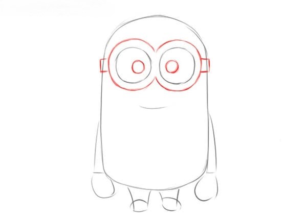 cách vẽ minion​ 4