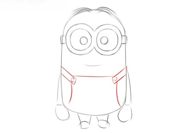 cách vẽ minion​ 6