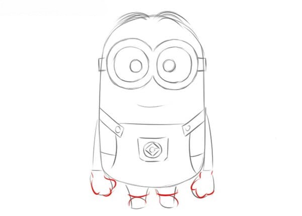 cách vẽ minion​ 8