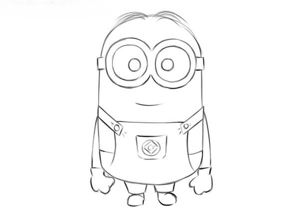 cách vẽ minion​ 9