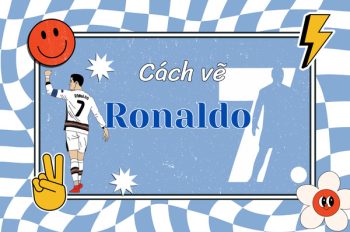 Hướng dẫn 3 cách vẽ Ronaldo huyền thoại sân cỏ ấn tượng nhất