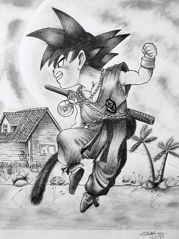 Chiêm ngưỡng bộ sưu tập tranh Goku đẹp và ấn tượng nhất 3