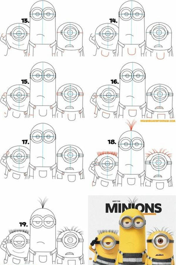 hình vẽ minion​ 8