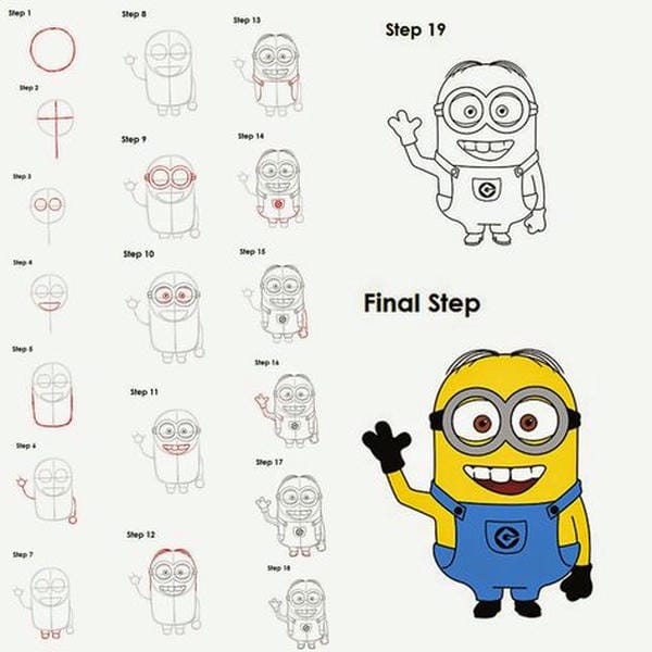 hình vẽ minion​ 9