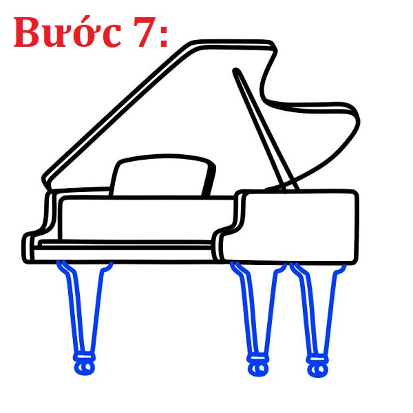 Học cách vẽ đàn piano chỉ với vài nét cơ bản 7