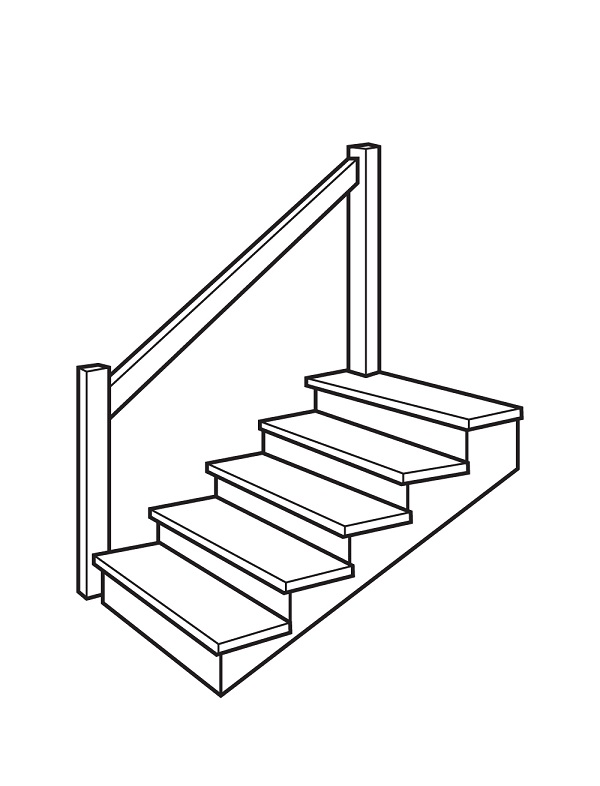 Hướng dẫn vẽ cầu thang đơn giản cho người mới bắt đầu 8