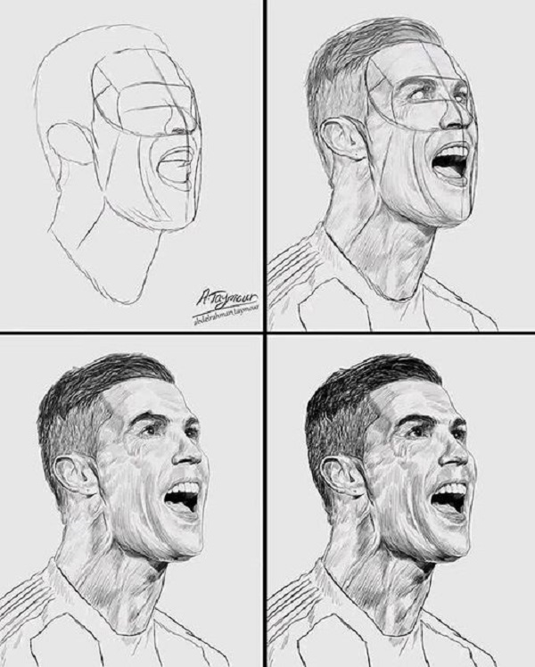 Tại sao ai cũng muốn vẽ Ronaldo?