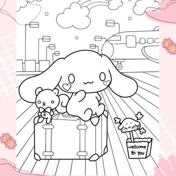 tranh tô màu Cinnamoroll 40