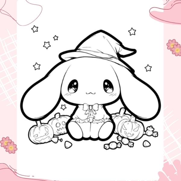 tranh tô màu Cinnamoroll 46