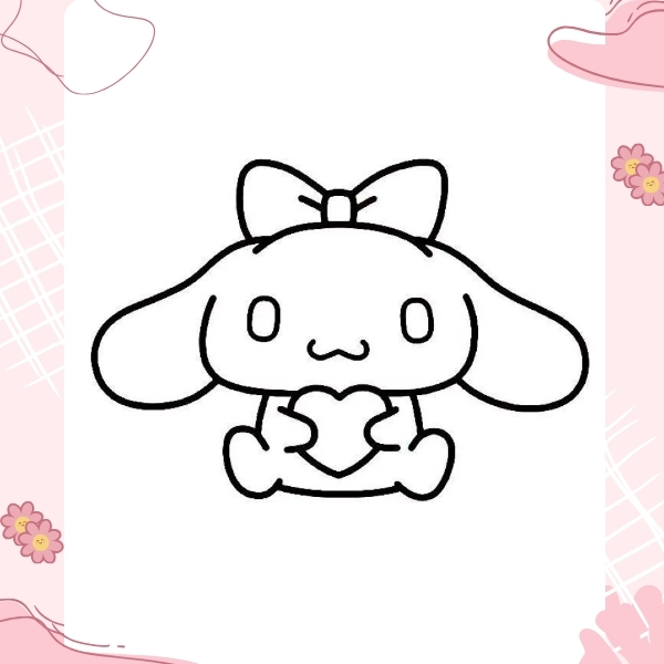 tranh tô màu Cinnamoroll 47