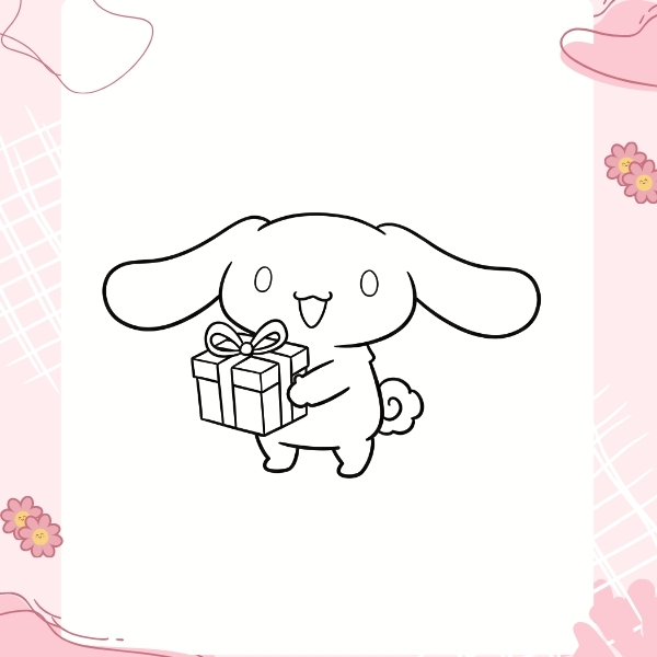 tranh tô màu Cinnamoroll 52