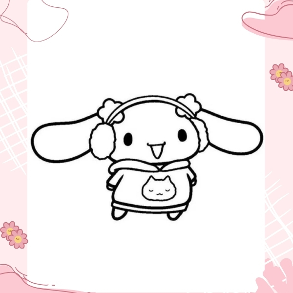 tranh tô màu Cinnamoroll 54