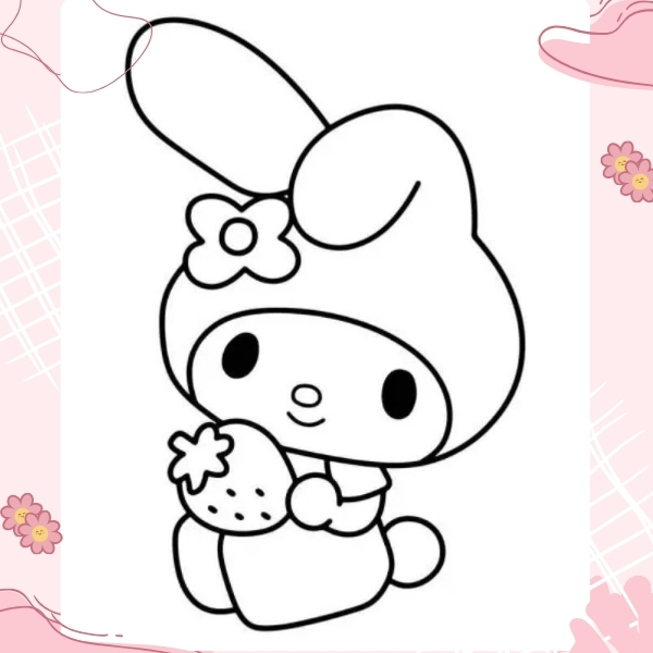 tranh tô màu Cinnamoroll 59