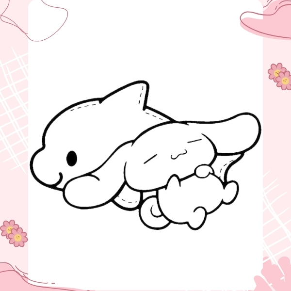 tranh tô màu Cinnamoroll 60