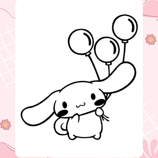 Tranh tô màu Cinnamoroll 10