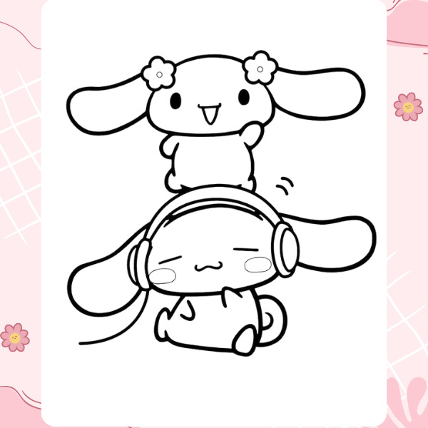 Tranh tô màu Cinnamoroll 23