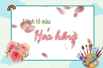 Khám phá 199+ tranh tô màu hoa hồng đẹp nhất cho bé sáng tạo