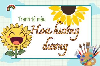 Top 199+ Mẫu tranh tô màu hoa hướng dương rực rỡ cho bé yêu