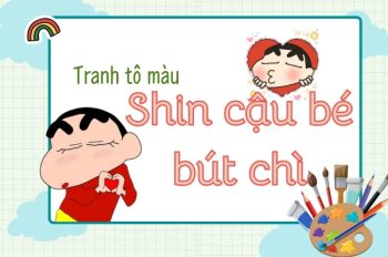 Top 199+ Bức tranh tô màu shin cậu bé bút chì siêu hài hước